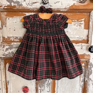 Janie and Jack holiday dress with hair band